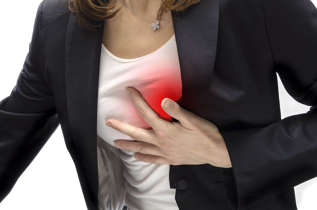 Servikal osteokondroz ile kalpte ağrı